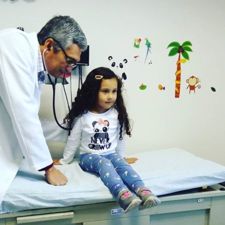 Doctor with child