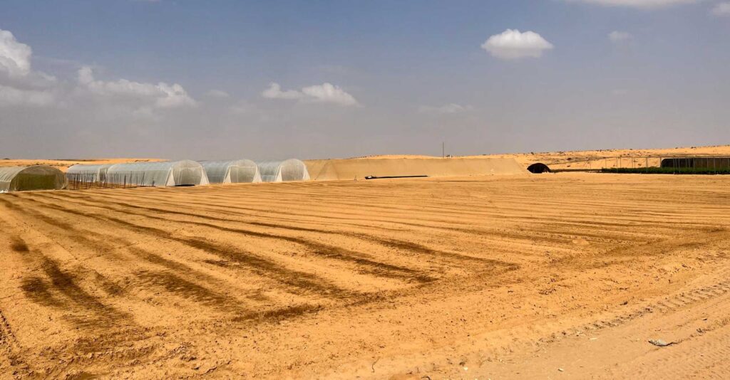 Be'er Milka Farm in the Negev.